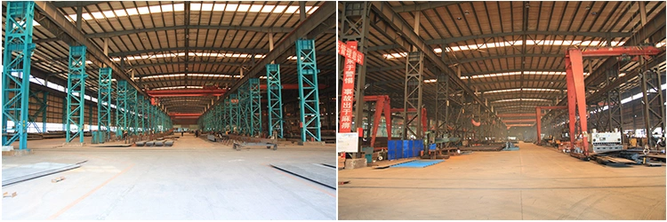 High Strength Steel Building Large Span Warehouse Large Space Workshop Excellent Seismic Frame and Impact Resistance Wall Panels