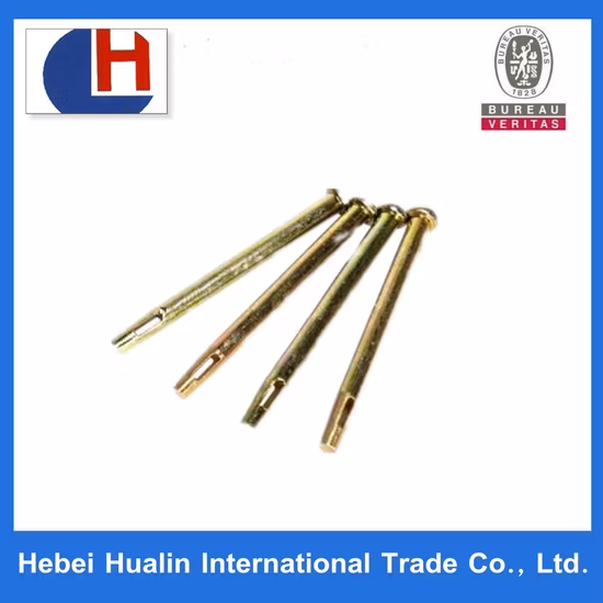 Acessórios de cofragem de alumínio de pino sólido.